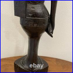 LARGE 25 Vintage Wood Carved Balinese Bali Janger Dancer Woman Sculpture Statue