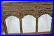 Large Antique 19th Century Indian Carved Wood WindowithBalcony Panel, c1850