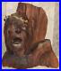 # Large Antique Vintage Solid Wood Hand-carved Crucified Jesus Sculpture Bust