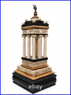 Large Neoclassical Italian Grand Tour Architectural Model of a Temple Of Cupid