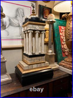 Large Neoclassical Italian Grand Tour Architectural Model of a Temple Of Cupid