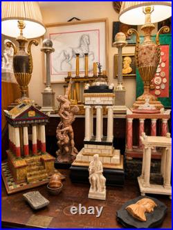Large Neoclassical Italian Grand Tour Architectural Model of a Temple Of Cupid