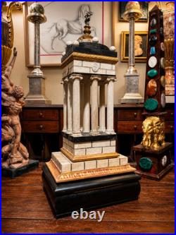 Large Neoclassical Italian Grand Tour Architectural Model of a Temple Of Cupid