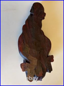 Large Vintage African Hard Wood Hand Carved Hippopotamus Sculpture 16