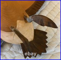 Life Size 25 Flying Wooden Canadian Goose Folk Art Vintage