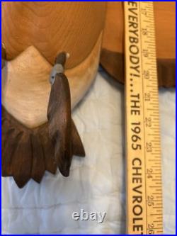 Life Size 25 Flying Wooden Canadian Goose Folk Art Vintage