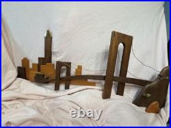 MCM Wood Vintage Maskateers Inc. 3-D Manhattan skyline 1961. Brooklyn Bridge