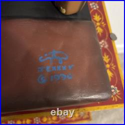 Markus Pierson 1990 Vintage Wood Sculpture'On the Road to Her