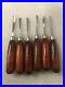 Millers Falls Set Fine Wood Carving Chisels Woodworking Vintage Working Tools