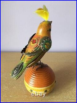 Mullanium Jim Tori Mullan Steampunk Sculpture Bird on Bocce Ball Assemblage