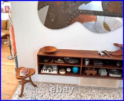 Nathan Hart Oklahoma Cheyenne Indian Art Turned Wood Sculpture Vessel Bowl Vtg