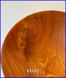 Nathan Hart Oklahoma Cheyenne Indian Art Turned Wood Sculpture Vessel Bowl Vtg