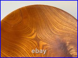 Nathan Hart Oklahoma Cheyenne Indian Art Turned Wood Sculpture Vessel Bowl Vtg