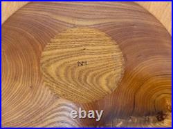 Nathan Hart Oklahoma Cheyenne Indian Art Turned Wood Sculpture Vessel Bowl Vtg