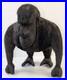 OOAK Hand-Carved Wooden Gorilla Sculpture Signed Vintage 1972 10 Tall