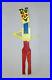 Old Vtg 1970s George Colin Outsider Art Wooden Figure of Woman 54 Tall Signed