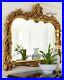 Ornate French Tuscan Victorian Gold Wall Mirror Mantle Foyer Antique Style 55W