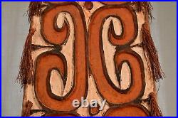 PAPUA NEW GUINEA Antique Original Vintage Asmat Oceanic Tribal Sculpture Shield