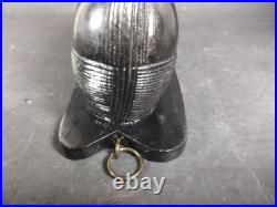 Pair Of Vintage African Heavy Ebony Wood Women Tribal Wall Sculpture