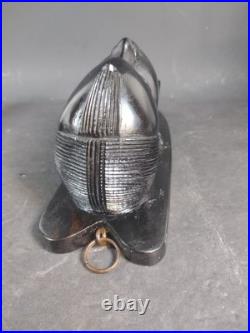 Pair Of Vintage African Heavy Ebony Wood Women Tribal Wall Sculpture