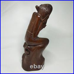 Pita Maha Goddess Wood Sculpture 8 Vintage Mas Bali Carving Ubud Rudolf Bonnet