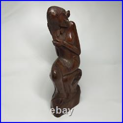 Pita Maha Goddess Wood Sculpture 8 Vintage Mas Bali Carving Ubud Rudolf Bonnet