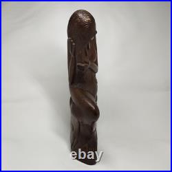 Pita Maha Goddess Wood Sculpture 8 Vintage Mas Bali Carving Ubud Rudolf Bonnet