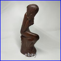 Pita Maha Goddess Wood Sculpture 8 Vintage Mas Bali Carving Ubud Rudolf Bonnet
