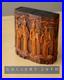 Qing Dynasty Handcarved Scholars Wood Sculpture! Bookends Ming Teak Carving Vtg