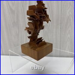 RARE Guillermo Kuhn Sanchez 3d Diver /Coral Art Wood Sculpture 91/100 Vintage
