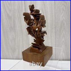 RARE Guillermo Kuhn Sanchez 3d Diver /Coral Art Wood Sculpture 91/100 Vintage