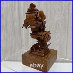 RARE Guillermo Kuhn Sanchez 3d Diver /Coral Art Wood Sculpture 91/100 Vintage