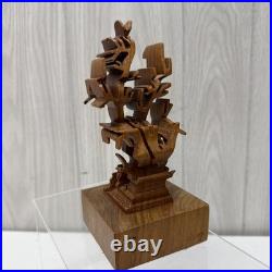 RARE Guillermo Kuhn Sanchez 3d Diver /Coral Art Wood Sculpture 91/100 Vintage