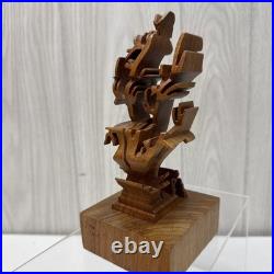RARE Guillermo Kuhn Sanchez 3d Diver /Coral Art Wood Sculpture 91/100 Vintage