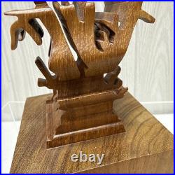 RARE Guillermo Kuhn Sanchez 3d Diver /Coral Art Wood Sculpture 91/100 Vintage