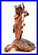 RARE VTG Hand Carved Burl Wood Carving Indian Chief Spirit Statue Sculpture 17