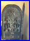 RARE Vintage IGBO TRIBE DOOR / WINDOW African Wood hand Carving 32 inches X 16