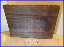 RARE Wood Carving Bali Balinese Vintage Antique Unique large 19.75 x 15.25 WOW