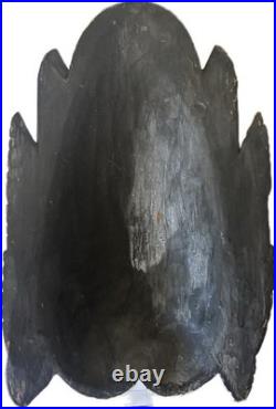 Rama and Sita Bali vintage RARE Carved Handpainted Wood Sculpture mask