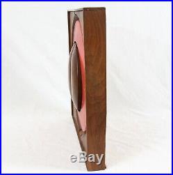 Randy McCabe 1976 Vintage Wood Metal Wall Sculpture Mid Century Modern Abstract