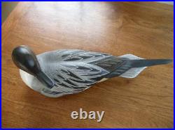 Randy Tull Preening Pintail Duck Wood Carving