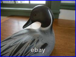 Randy Tull Preening Pintail Duck Wood Carving
