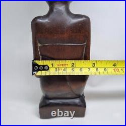 Rare 1940 Pita Maha Wooden Statue Art Deco Balinese Wood Sculpture Vintage