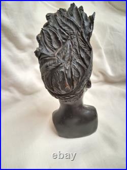 Rare Artwork Caleb Mhere African Sculpture Hand Carved Wood Tribal Hunter