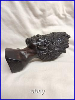 Rare Artwork Caleb Mhere African Sculpture Hand Carved Wood Tribal Hunter