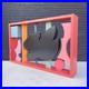Rare Large Vintage Sidney Guberman Abstract Painted Wood Sculpture Frank Stella