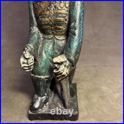 Rare Vintage 1960s Witco Guard Soldier Carving Sculpture Mid Century Modern