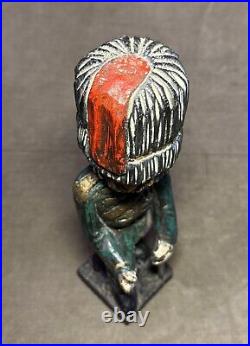 Rare Vintage 1960s Witco Guard Soldier Carving Sculpture Mid Century Modern