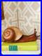 Rare Vintage Sarreid Spain Carved Wood Snail 13 Sculpture MCM Mid Century Decor