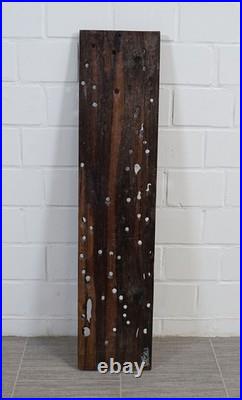 Rare wooden sculpture hand carved from a single piece of tropical wood